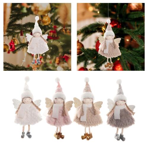 Christmas Plush Doll Ornaments Xmas Tree Ornament Dolls Decorative Plush Angel - Picture 1 of 13