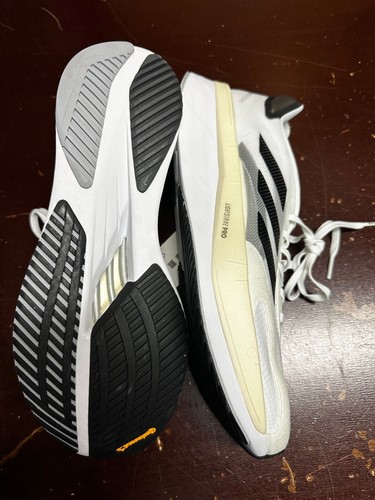Adidas Mens White Adizero Boston 10 GY0928 Athletic Running Shoes Size US 11 - Picture 4 of 5