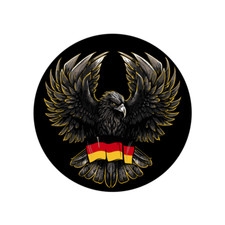 Deutscher Adler schwarz rot gold Auto Aufkleb...