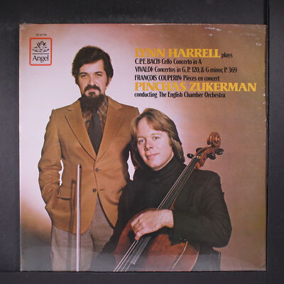 LYNN HARRELL: c.p.e. bach, vivaldi, couperin ANGEL 12'' LP 33 RPM Sealed