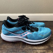 Saucony Omni 20 Women's Running Shoes Blue Blaze Sneaker - Size 10