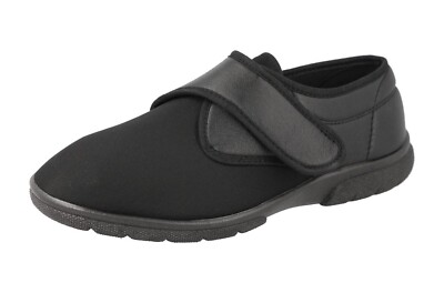 DB Shoes Damen Extra Weite Passform (6V) Carlton Schuhe Schwarz, Größe 6 Zu 14