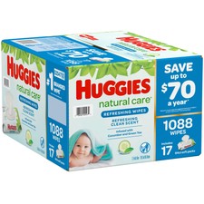 huggies refreshing clean wipes 1008