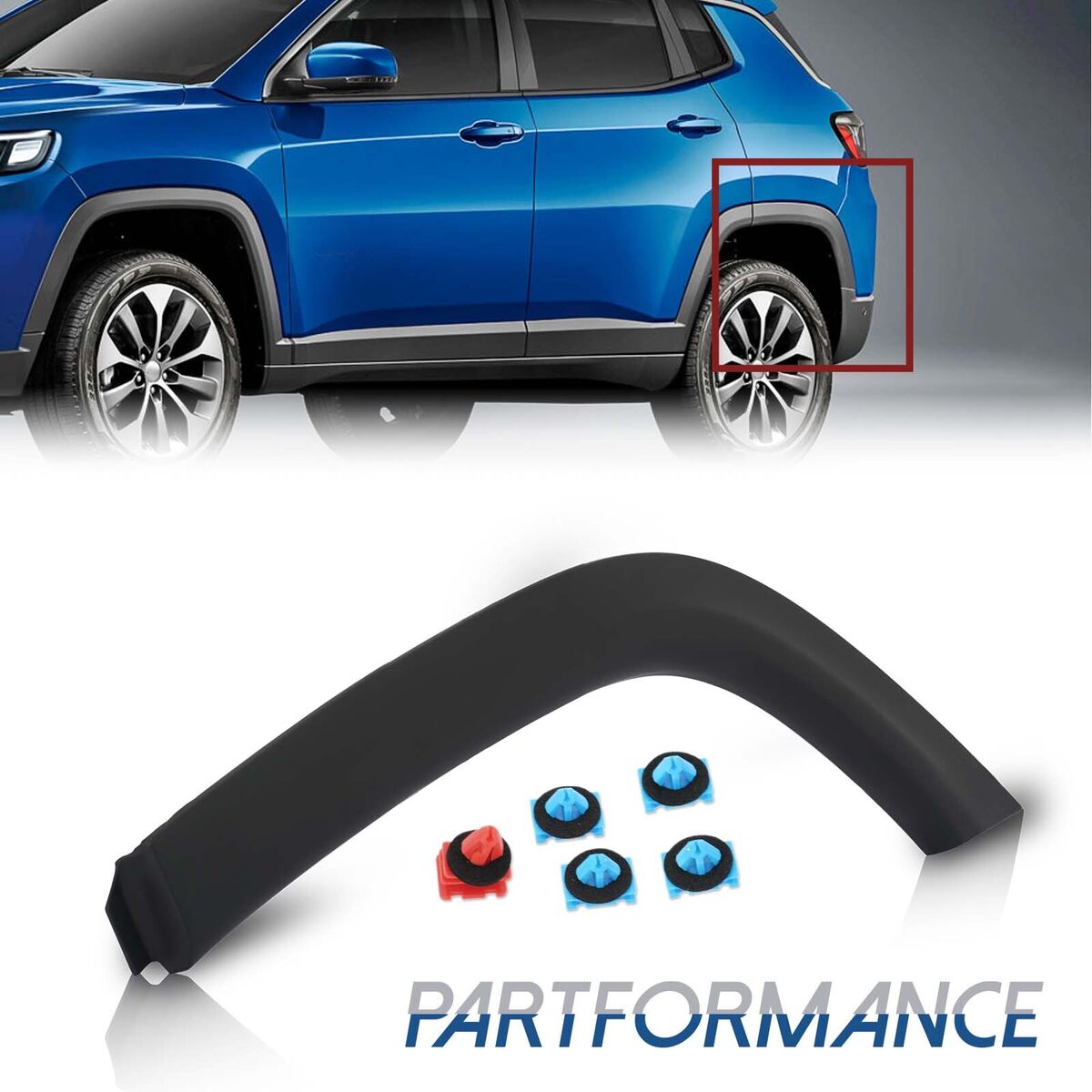 Standard Hood Fender & Mirror Kit - emblem Placement Inconsistent | JEEP Cherokee OVERLAND 2017 Standard Hood Fender & Mirror Kit - emblem Placement Inconsistent | JEEP Cherokee OVERLAND 2017