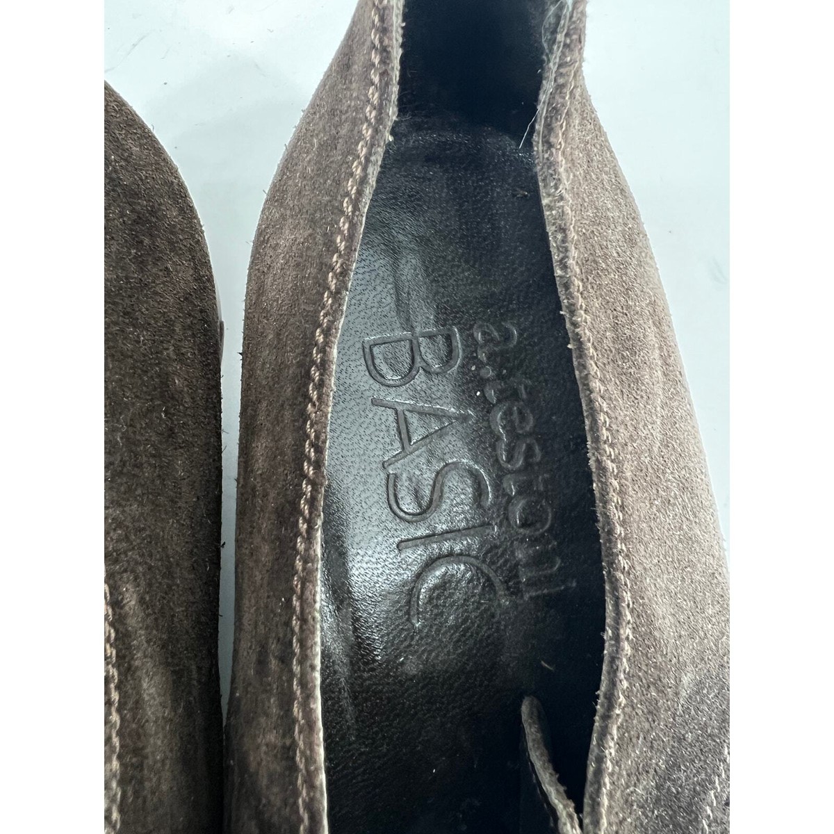 A.testoni Basic Oxford Suede Leather Brown Shoes Men\'s Size 10.5 Oxford a.testoni Brown Dress Shoes for Men for sale | eBay main image 3