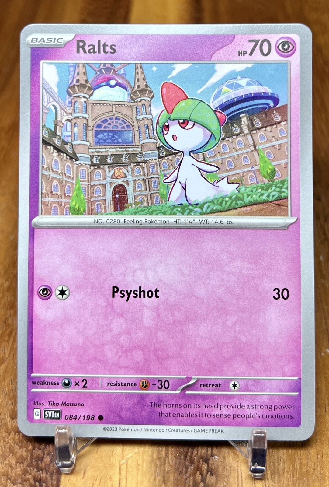 Ralts 084/198 SV1 Scarlet & Violet Base Non Holo Pokemon Card NM