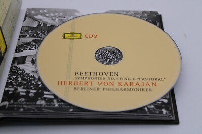 Herbert Von Karajan Beethoven 9 Symphonies 5 CD + Blu Ray Audio