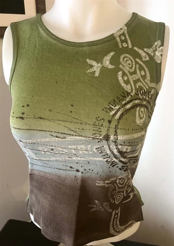 1990's Disney World INDIANA JONES ladies NEW tank top USA