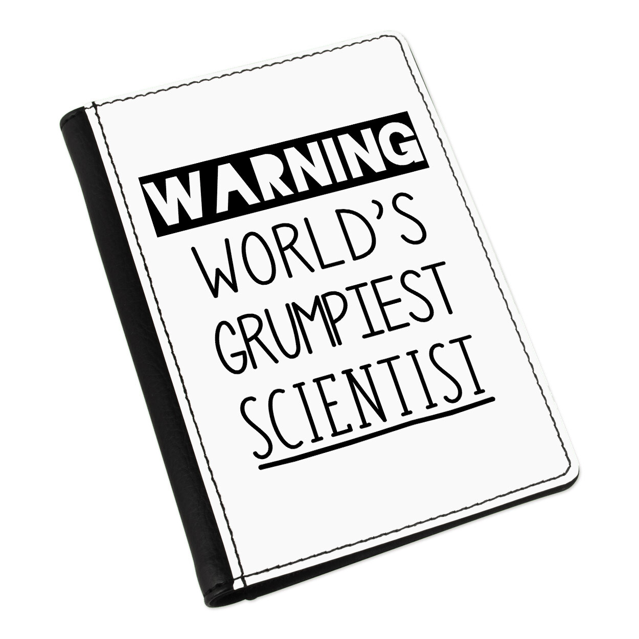 Avvertimento World's Grumpiest Scienziato Custodia Passaporto Cover Best Scienza