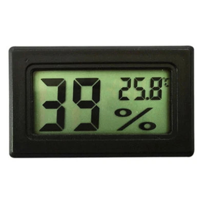GCSUPERMARKET Digital LCD Indoor Temperature Humidity Meter Thermometer Hygrometer