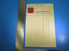 Antique 1906 Austin Young & Co. Fancy Biscuit Crackers Invoice Chelsea MA S4809