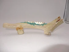 ZUNI Native American Pueblo Indian Antler Dinosaur Fetish Leonard Halate leo225