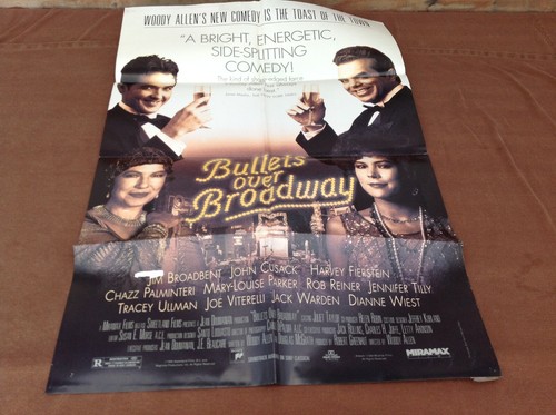 1994 Bullets Over Broadway Original Movie House Full Sheet Poster