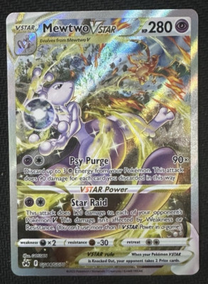 Mewtwo VSTAR GG44/GG70 Crown Zenith Galarian Gallery Pokemon 2023