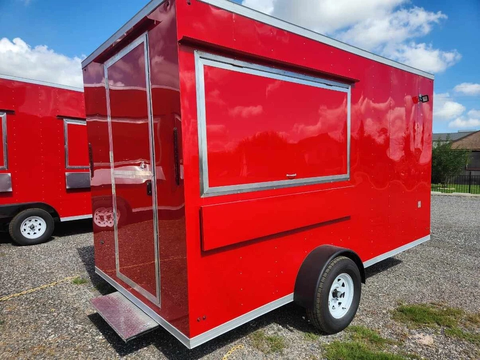 ¡Remolques de comida 7x14 cargados! ¡Muchos en stock! Foto 3 de 4