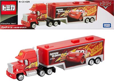 New TAKARA TOMY Disney Cars Tomica Mack Cars 3 Transporter Type
