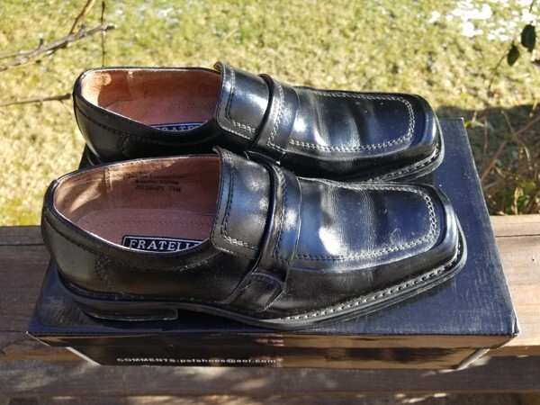 Fratelli Select Mens Loafer Dress Shoes Black Leather Slip  display picture 3
