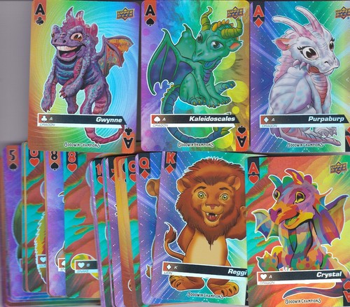 2021 UD Goodwin Champions Animal Playing Cards 50 Card Set With Aces!!