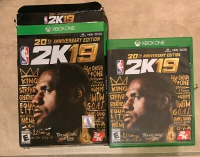 NBA 2K19 Basketball 20th Anniversary Edition Game in case w/ Slip - Main Image