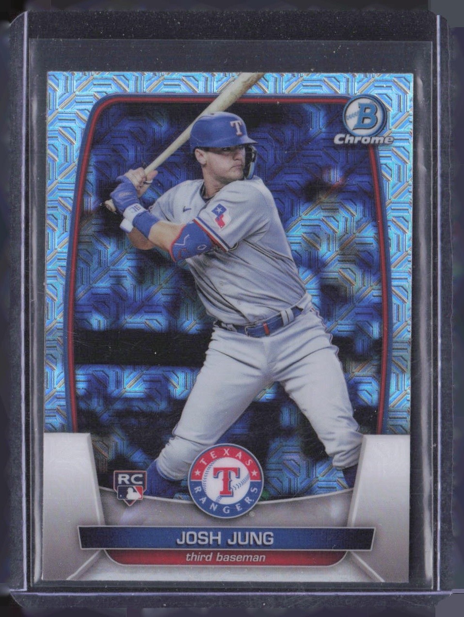 2023 Bowman #43 Josh Jung Mojo Refractors Rookie