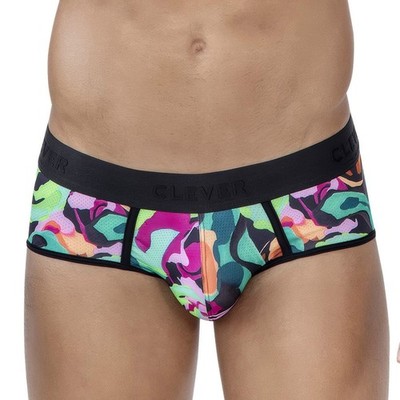 Clever Moda Absolute Piping Brief mens underwear mini classic multicolour silky