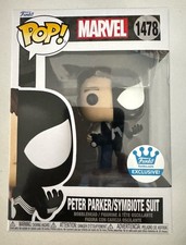 Peter Parker Symbiote Suit Spider-Man Funko POP! Shop Exclusive #1478 Marvel