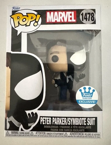 Peter Parker Symbiote Suit Spider-Man Funko POP! Shop Exclusive #1478 Marvel
