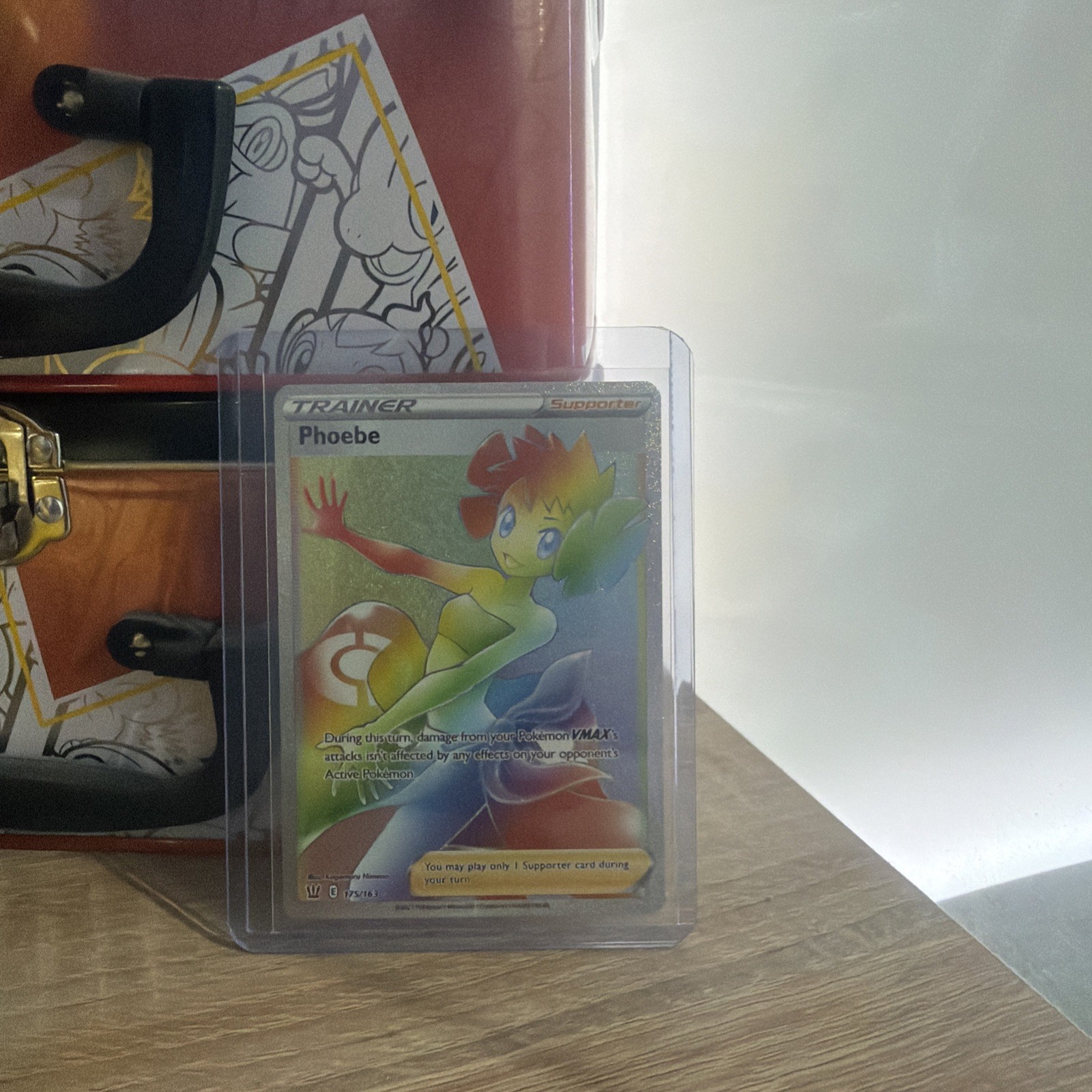 Phoebe 175/163 Rare Rainbow Battle Styles Pokemon Near Mint
