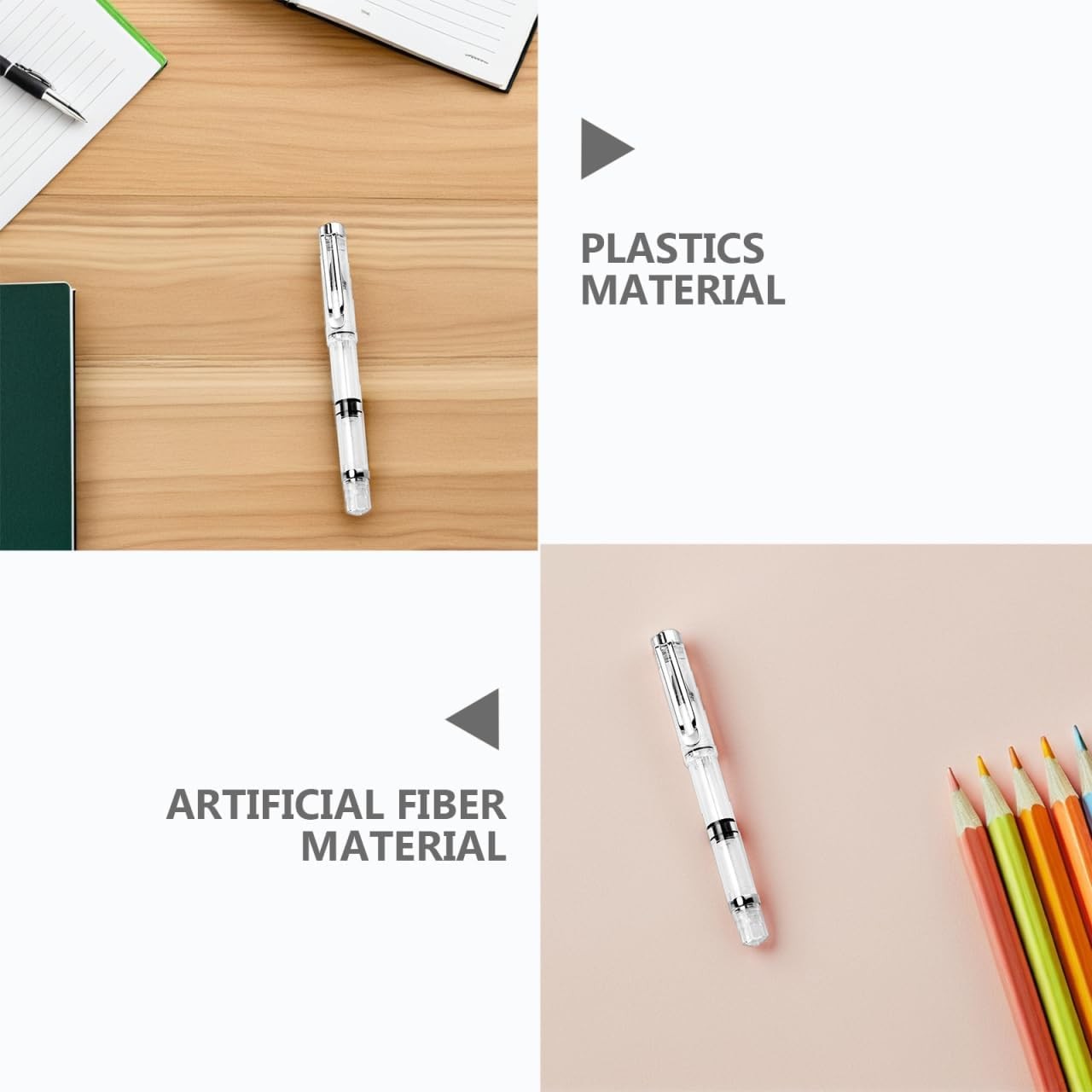 5Pcs Refillable Water Brush Pens Set – Flexible Nylon Tip for Watercolor, Cal...