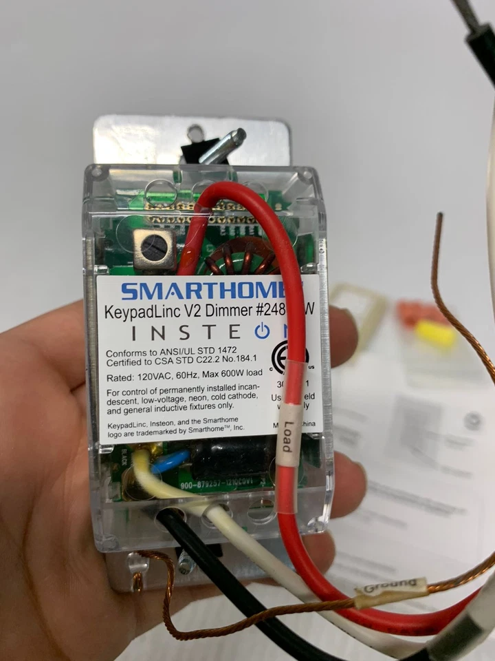New Smarthome INSTEON Keypad Dimmer Switch KeypadLinc Model 2486D 6 And 8 Button - Image 3 of 4