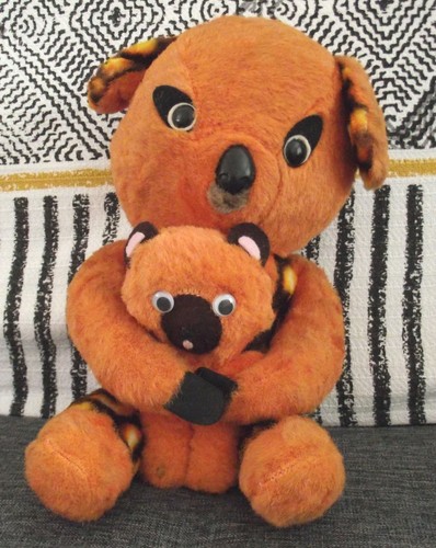 OSO DE PELUCHE MOMIA CHAD VALLEY VINTAGE CON BEBÉ * JUGUETES HIGIÉNICOS * AÑOS 60 1970? - Imagen 5 de 9