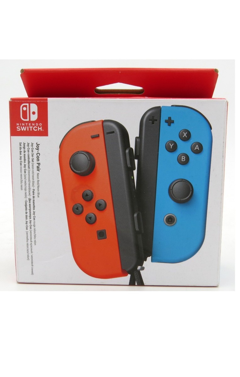 Nintendo Joy-Con Controller OEM Genuine - Neon Blue/Neon Red