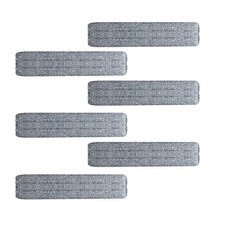 Microfiber Mop Pads 24 Inch Mop Pads Replacement Kit 6 Pack Reusable Mop Head We