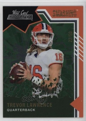 2021 Alumination Chase Black - Green 22/50 Trevor Lawrence #SM-1 Rookie RC o7m