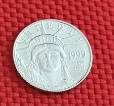 1999 $10 1/10 oz Platinum Eagle $10 UNCIRCULATED CONDITION 2690.00 per troy oz