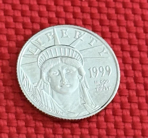 1999 American Platinum Eagle — photo from the most recent tracked eBay sale