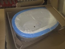 Sheba 59" Acrylic Soaking Slipper Freestanding Tub with Integrated Drain