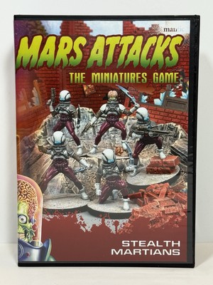 Mars Attacks Miniatures: Stealth Martians 2014 Manic Entertainment New Sealed