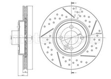 2x METELLI Bremsscheiben Vorne für MINI Schrägheck (R56) Clubman (R55)