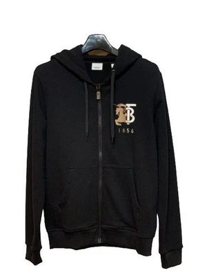 Burberry Contrasting Logo Hooded Zip-Up 6712092811 31401485 [P] - Photo 1/4