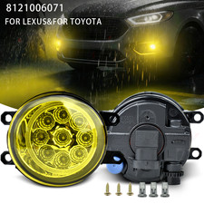 Pair Led Fog Lights Bumper Driving Lamps Bulb For Toyota Tacoma 2012-2020