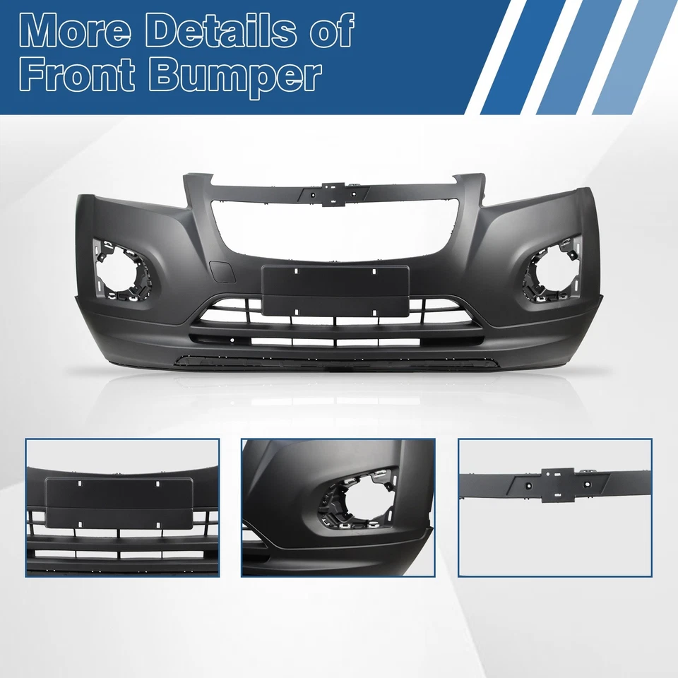 Front bumper cover upper and lower For 2013-2016 Chevy TRAX - Image 4 of 4