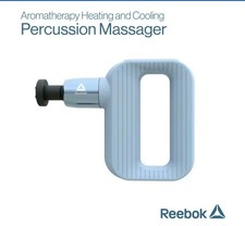 Reebok Aromatherapy Heated/Cooling Percussion Massager Blue USB-C 7 Heads