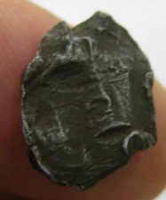 #5 Natural 10.30ct 100% Rock From Space Russian Sikhote Meteorite 2.05g 16.50mm