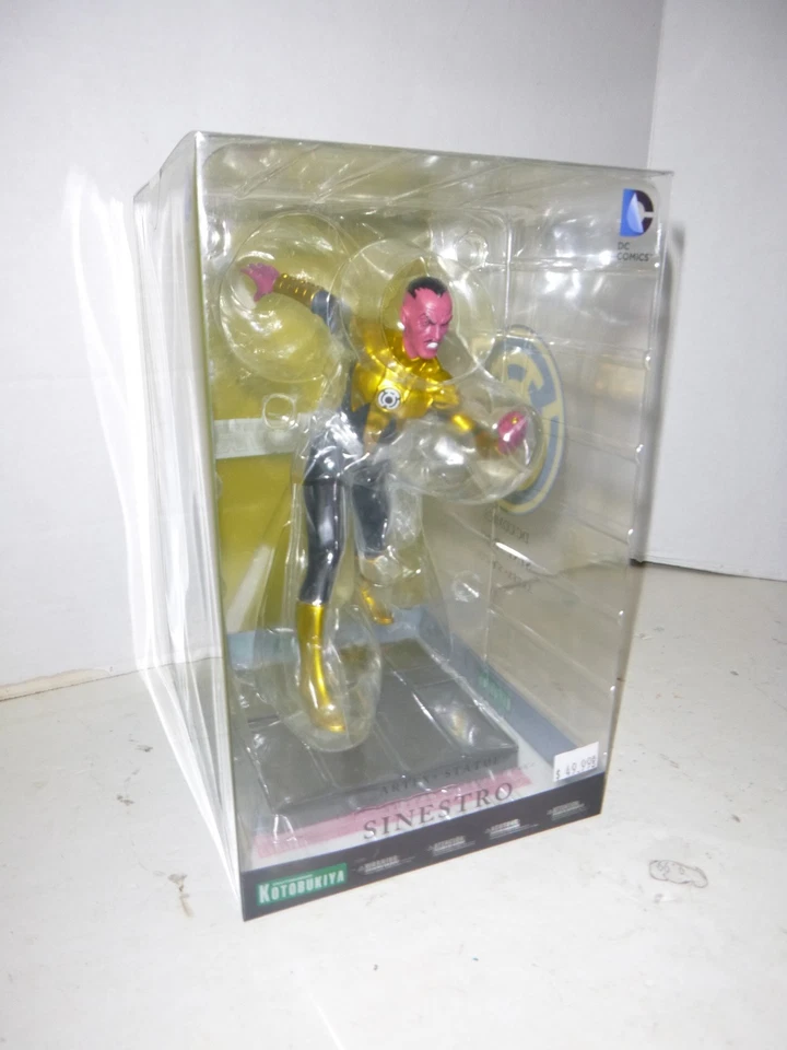 NUEVA estatua escala 7" Sinestro (MISB) DC Comics ArtFx (2016) Kotobukiya Foto 2 de 4