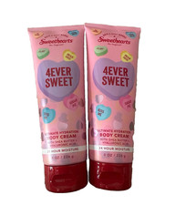 LOT 2X Bath  Body Works 4EVER SWEET Sweethearts Ultimate Hydration Body Cream