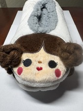 Star Wars Princess Leia White Slipper Socks - Women's Size Small/Med 5.5-7.5