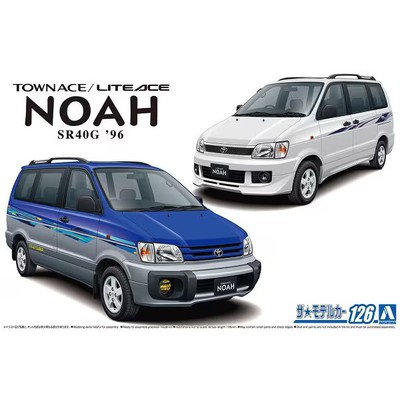 The Model Car No.126 Toyota Sr40G Town Ace/Light Ace Noah 96 Assembled Plastic