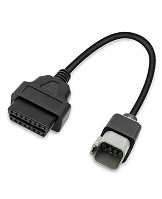 WUMZIJ Motorcycle 6 Pin OBD Diagnostic Cable Adapter Fit for BRP Moto ATV UTV 