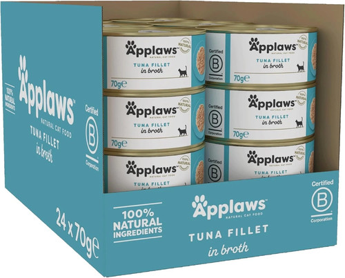 Chollo Pack de 12 latas de comida Applaws 100% Natural para gatos por